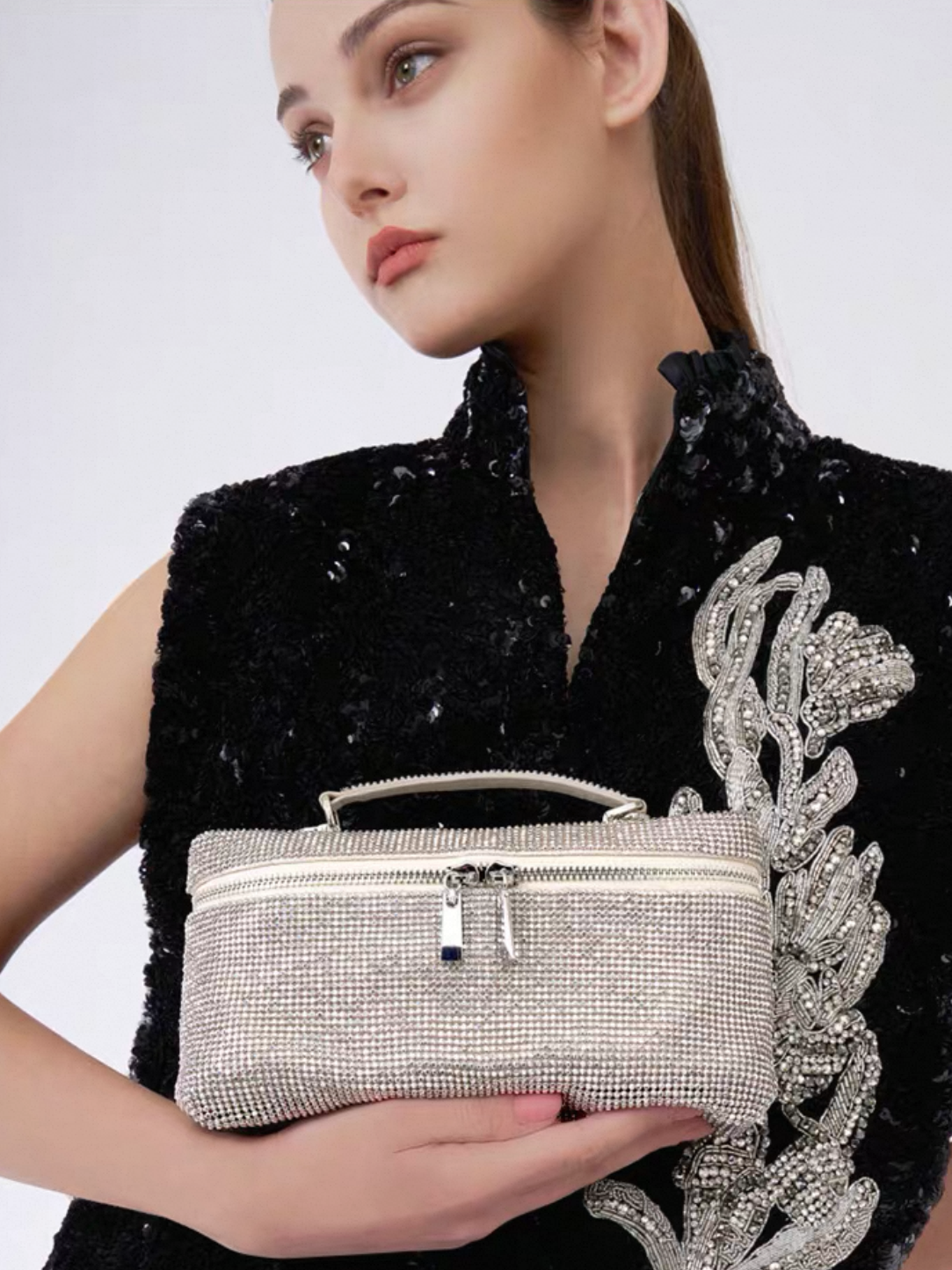 68 Diamond lunch box handbag - Image 1